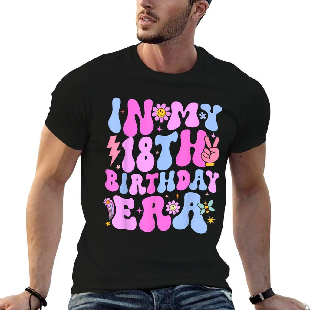 In My 18th Birthday Era Girl Boy 18 Years Old Birthday  Breathable T-Shirt