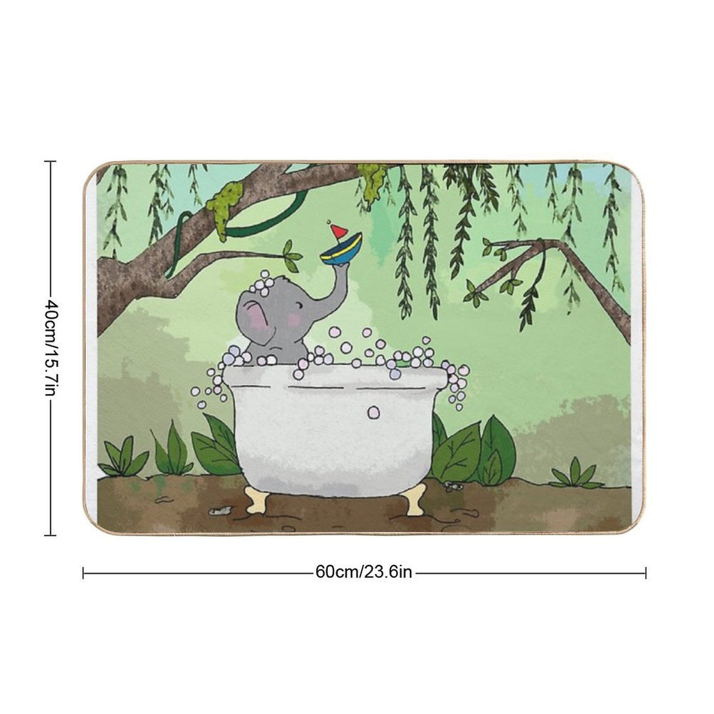 Bath Time !  Long-Lasting Bath Mat