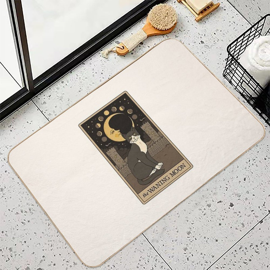 The Waning Moon Cat  Odorless Bath Mat
