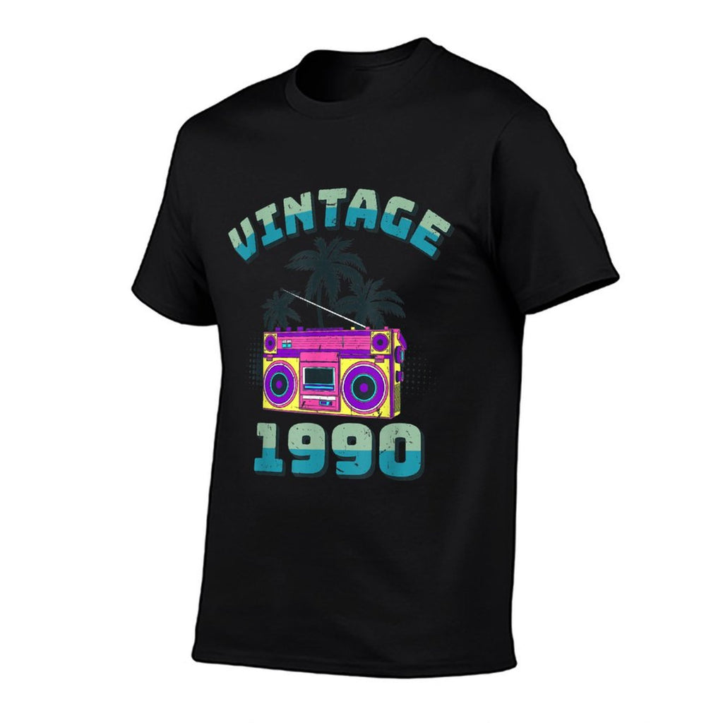 Gift 30 Year Old Vintage Cassette Tape 1990 30th Birthday  Relaxed-fit T-Shirt