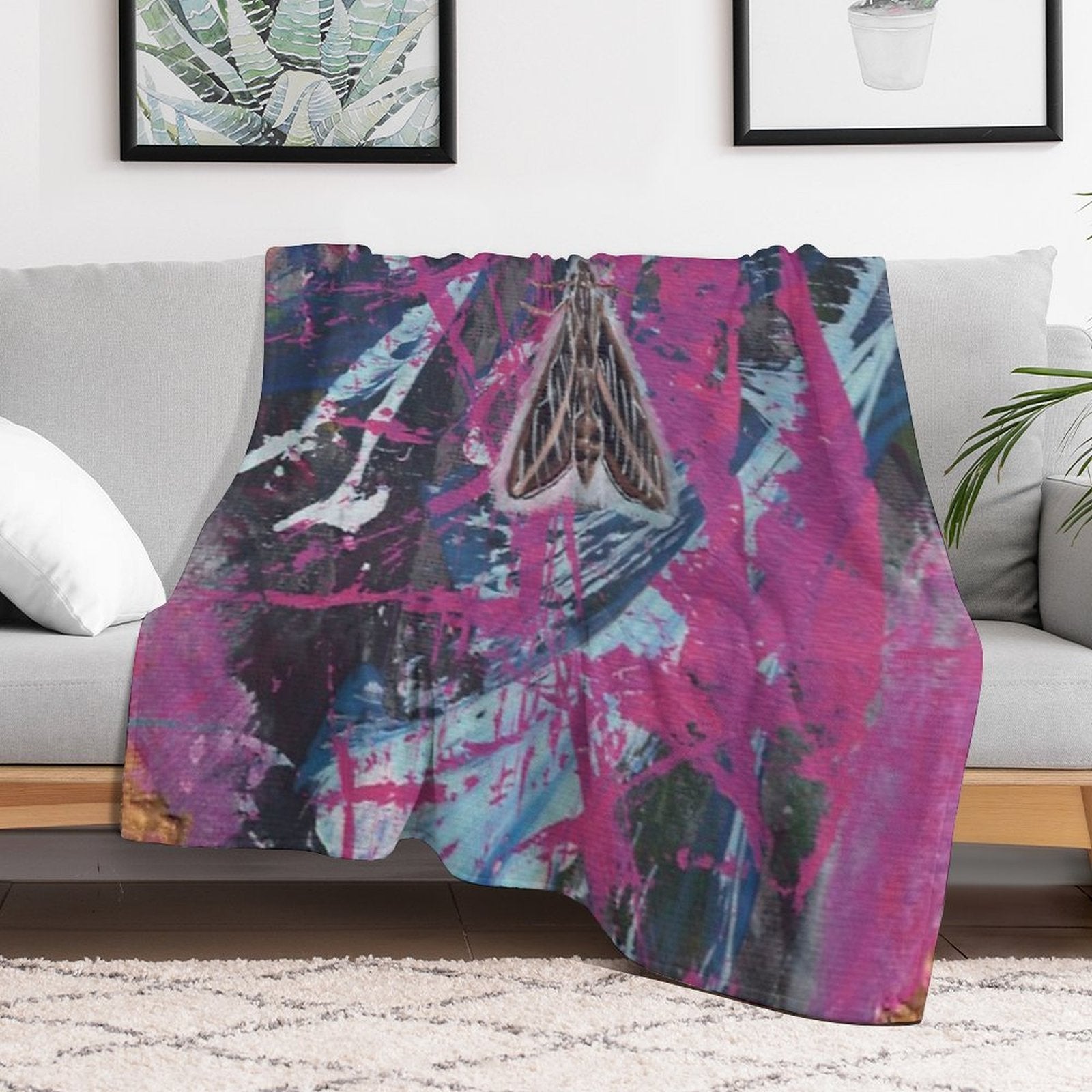 I've Been Here before Shrink-resistant Throw Blanket