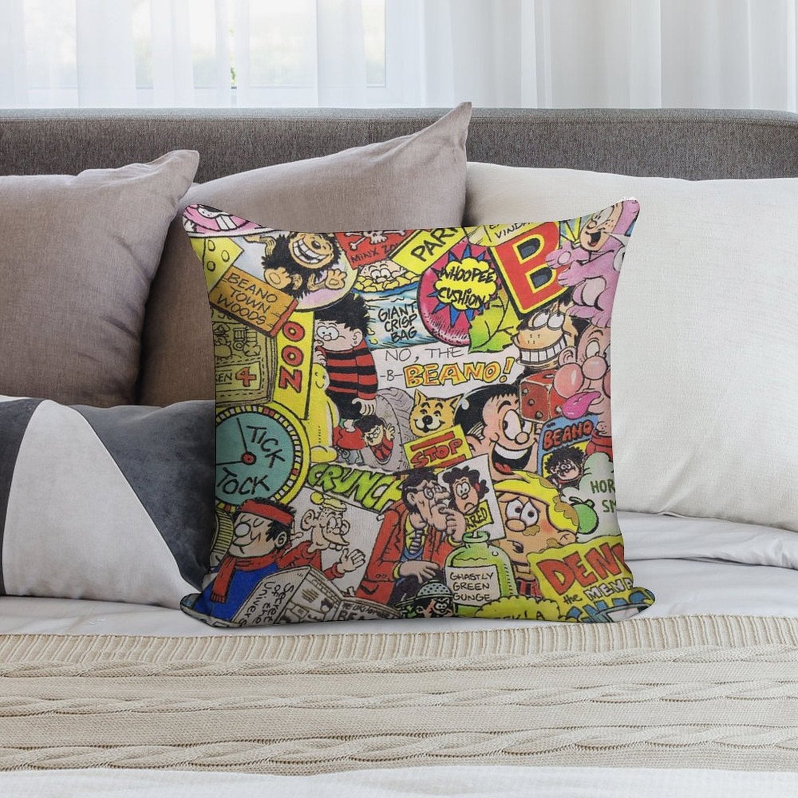 Beano Soft Gift Ready Throw Pillow