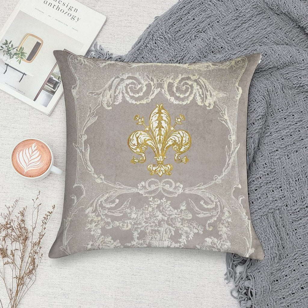 Fleur-de-lis, French, Fleur-de-lys Soft Multiple Sizes Throw Pillow