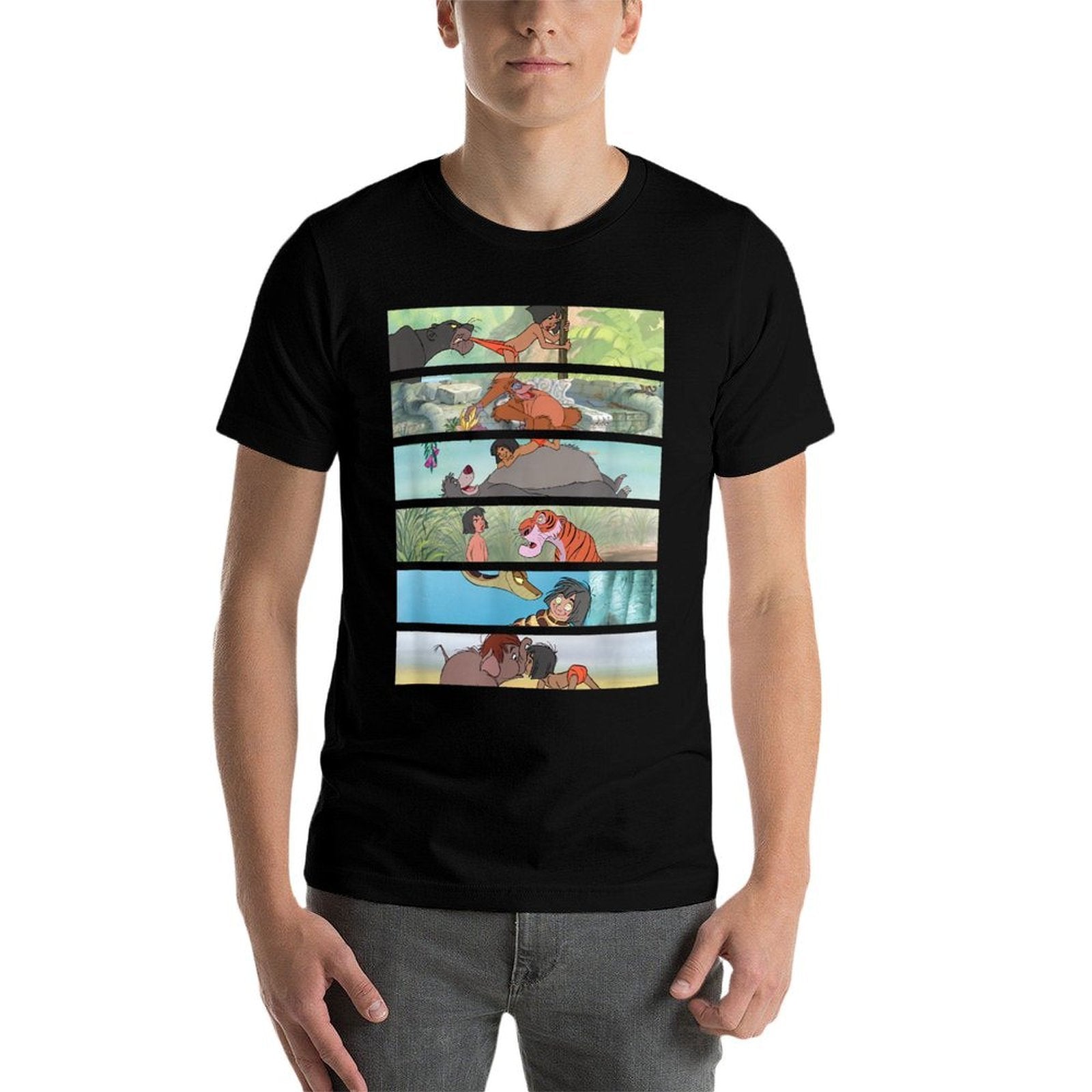 Disney The Jungle Book Favorite Scenes Panel Stack  Durable T-Shirt