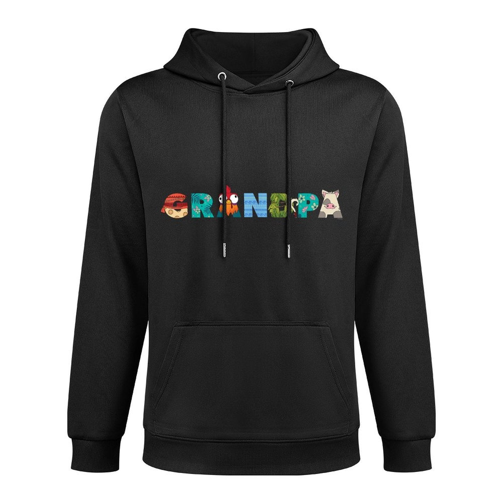 Disney Moana Letters Grandpa Gift Family Trip Vacation Easy Care Hoodie