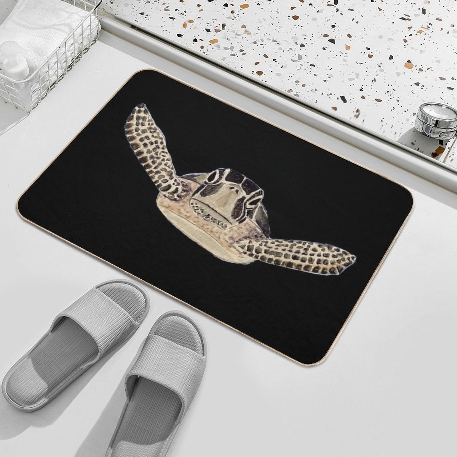Sea Turtle 2  Rapid-Drying Bath Mat