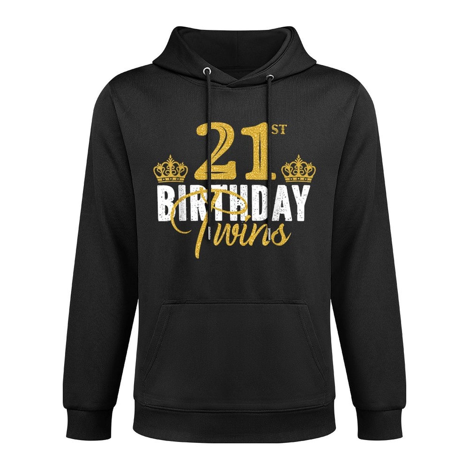 21st Birthday Twins 21 Years Old Twin Brother And Sister Relaxed Fit Hoodie
