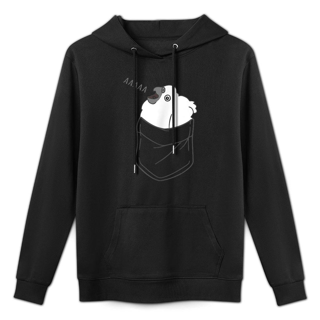 Pocket Cockatoo Screaming Parrot Funny Bird Cute Birb Memes Easy Care Hoodie