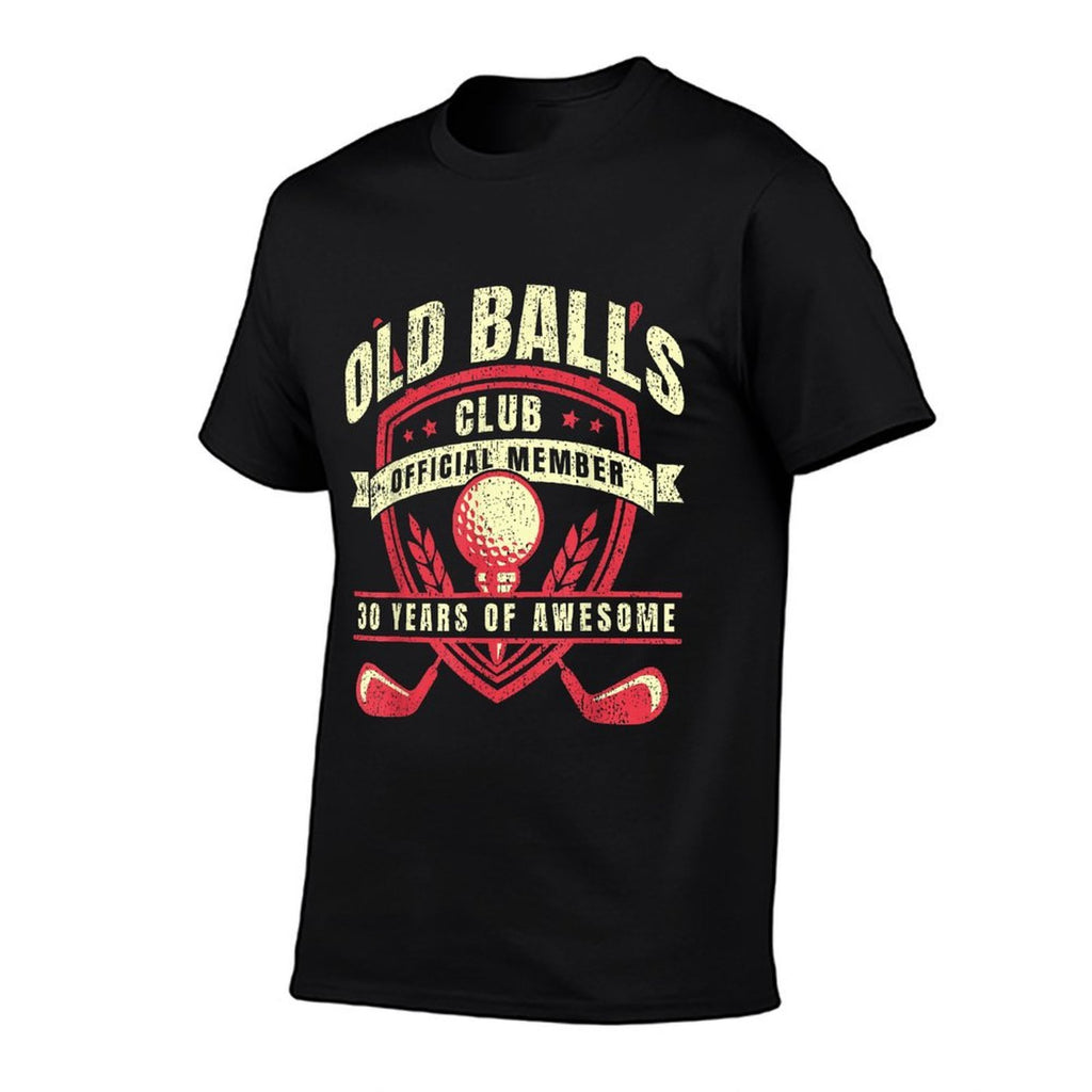 Golfer 30 Year Old Balls Golf Club I Golfing 30th Birthday  Easy-care T-Shirt