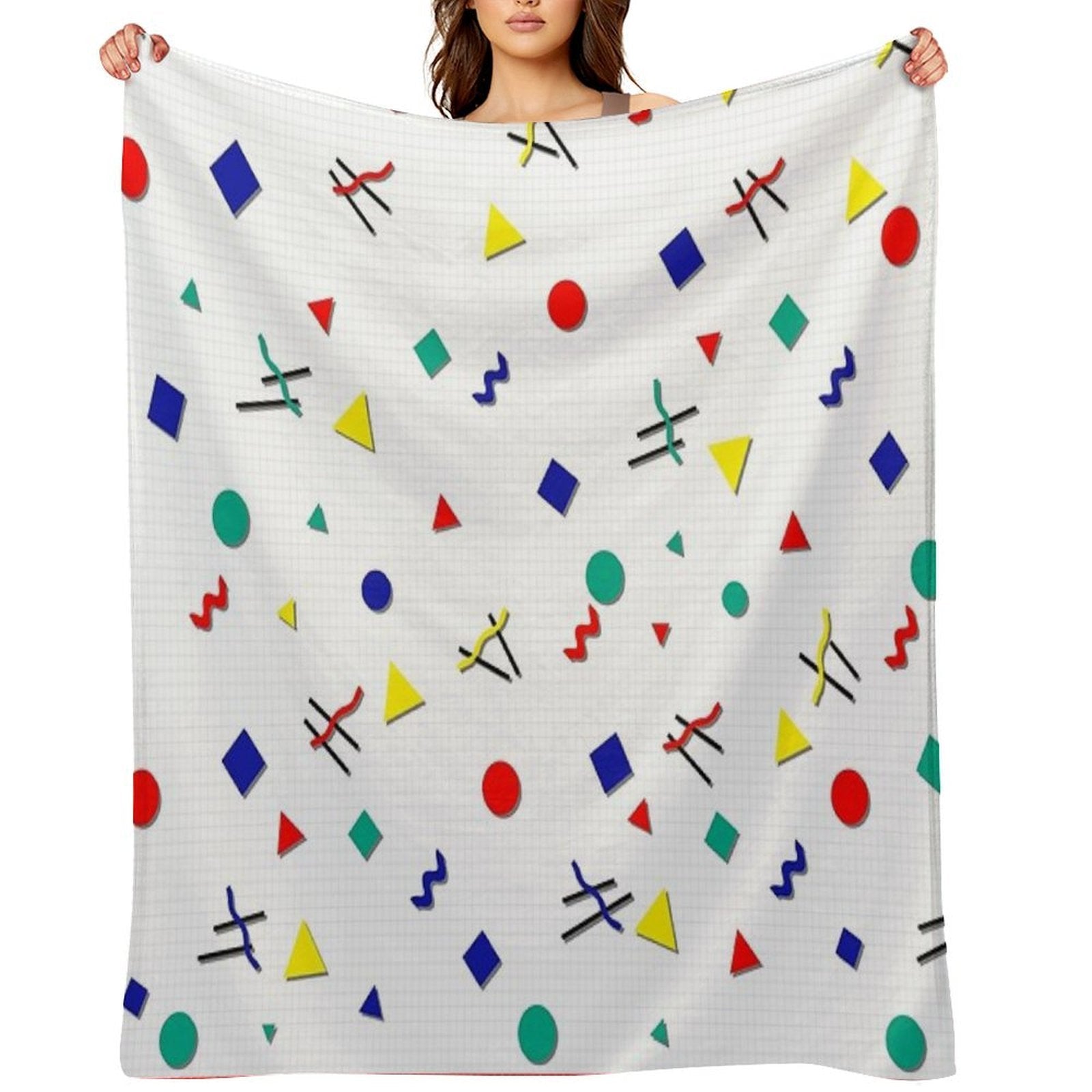90s Squiggle Comforter Quick-dry Throw Blanket