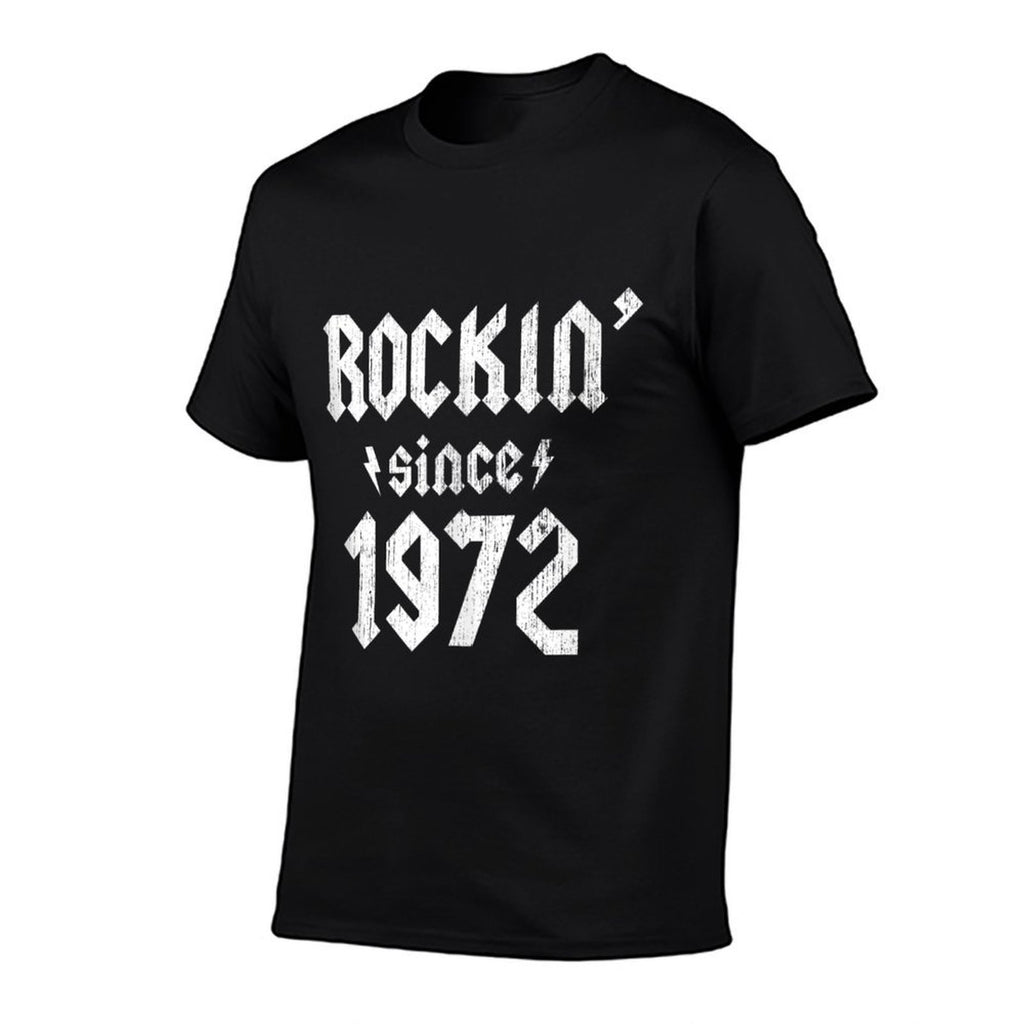 Rockin Since 1972 50th Birthday 50 Years Old Hard Rock  Lightweight T-Shirt