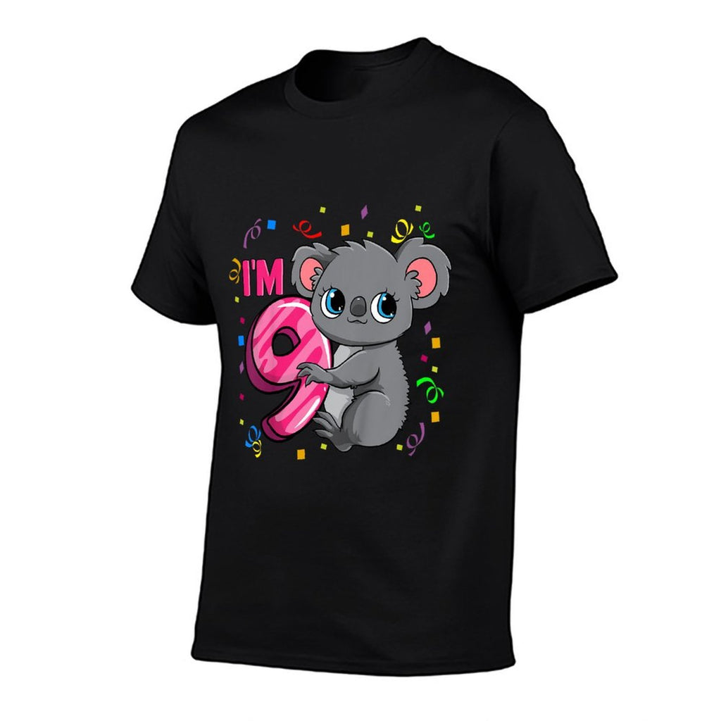 9th Birthday For Girls Koala Bear 9 Years Old  Versatile T-Shirt