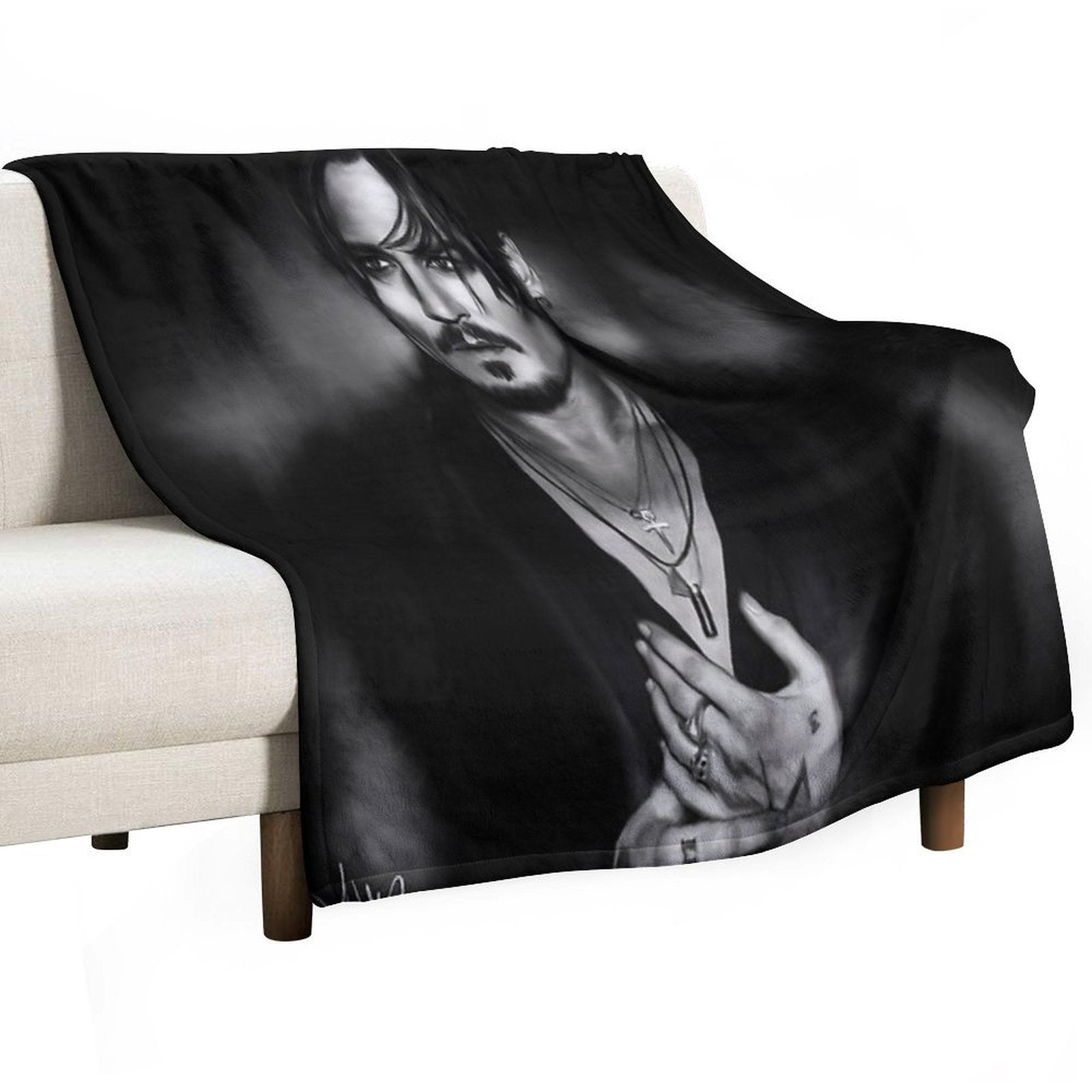 Johnny Sustainable Throw Blanket