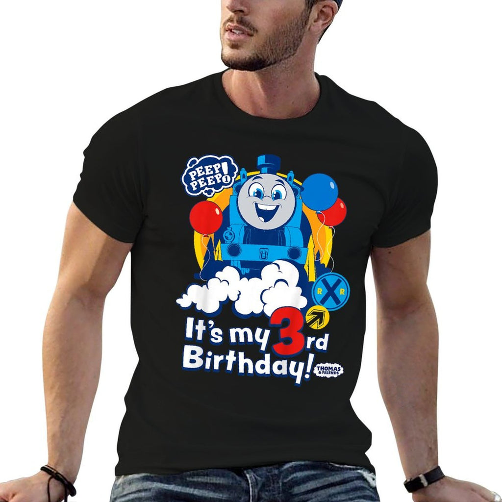 Kids Thomas & Friends - It's My 3rd Birthday!  Tagless Design T-Shirt