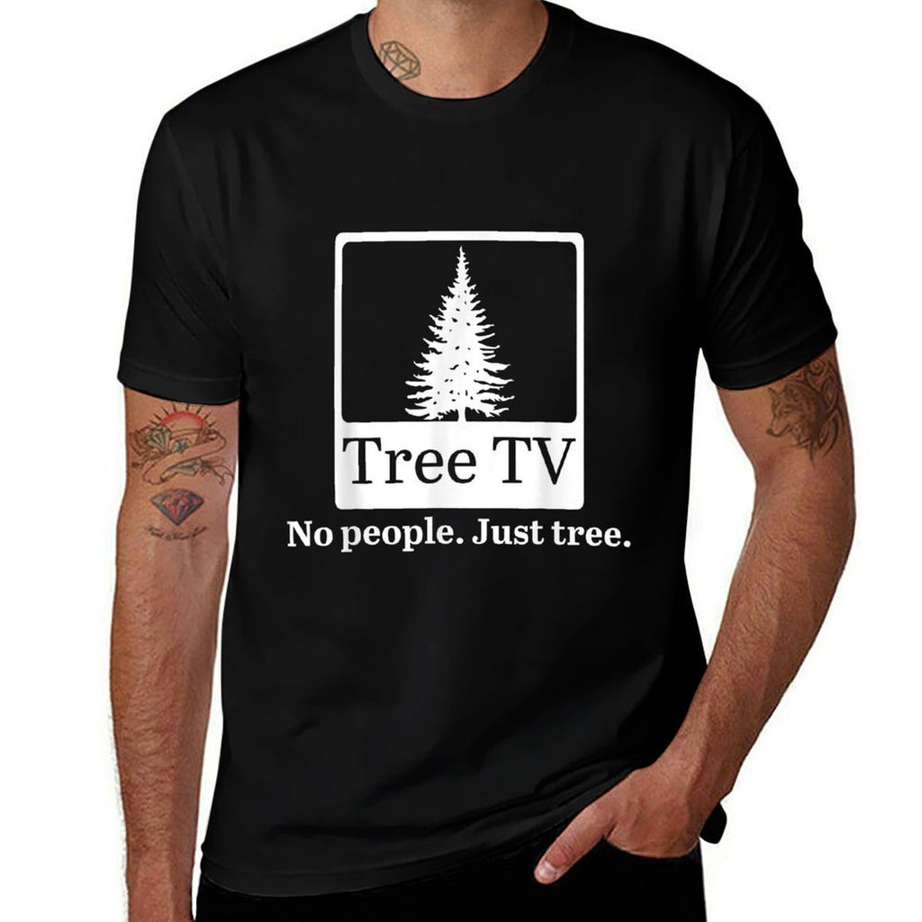 Tree TV No People Just Tree Apparel  Soft T-Shirt