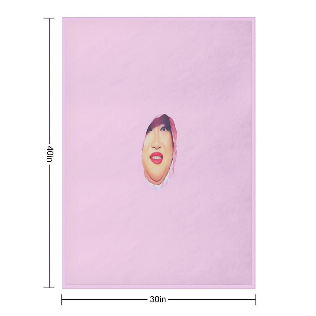 Joella Face Eco-conscious Throw Blanket
