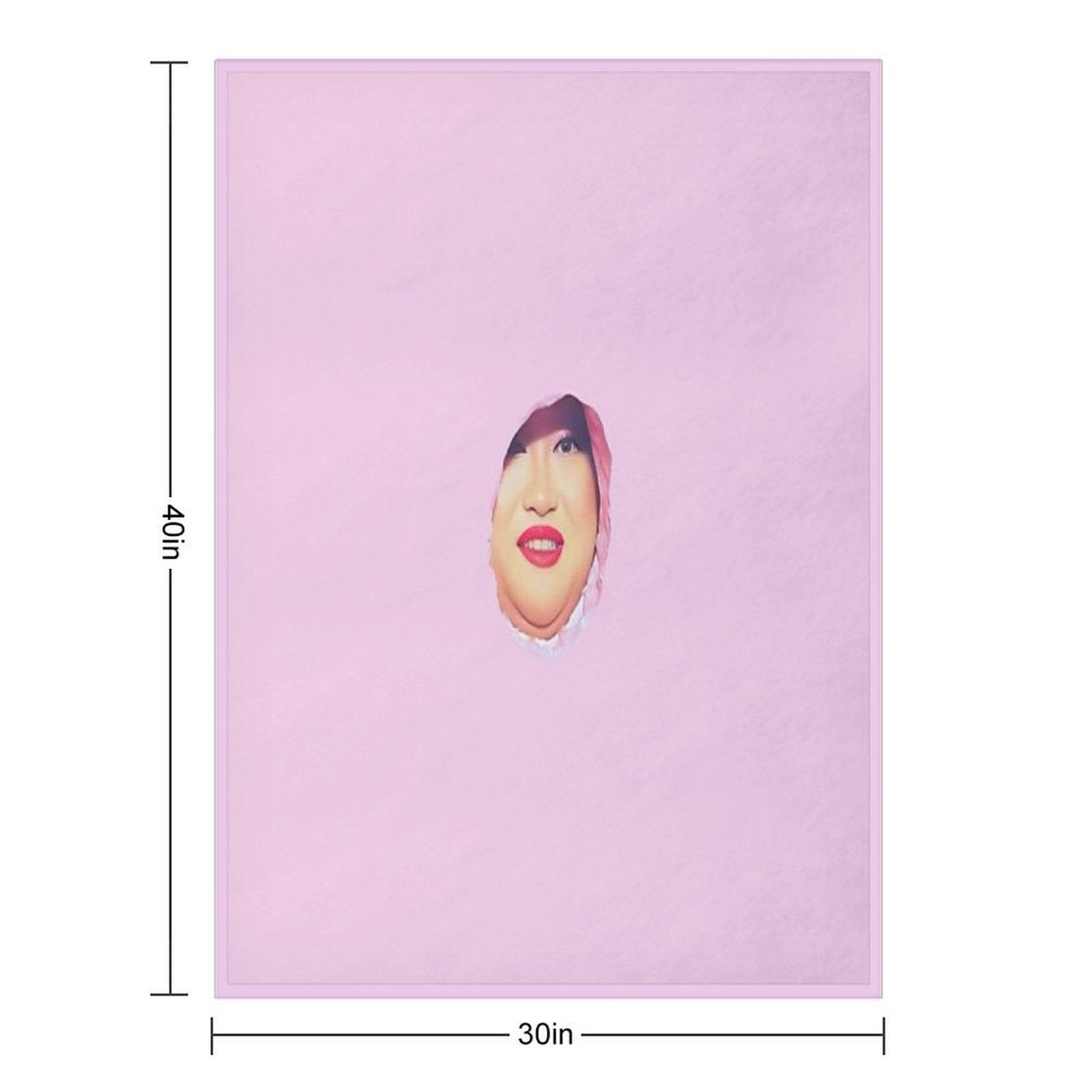 Joella Face Eco-conscious Throw Blanket