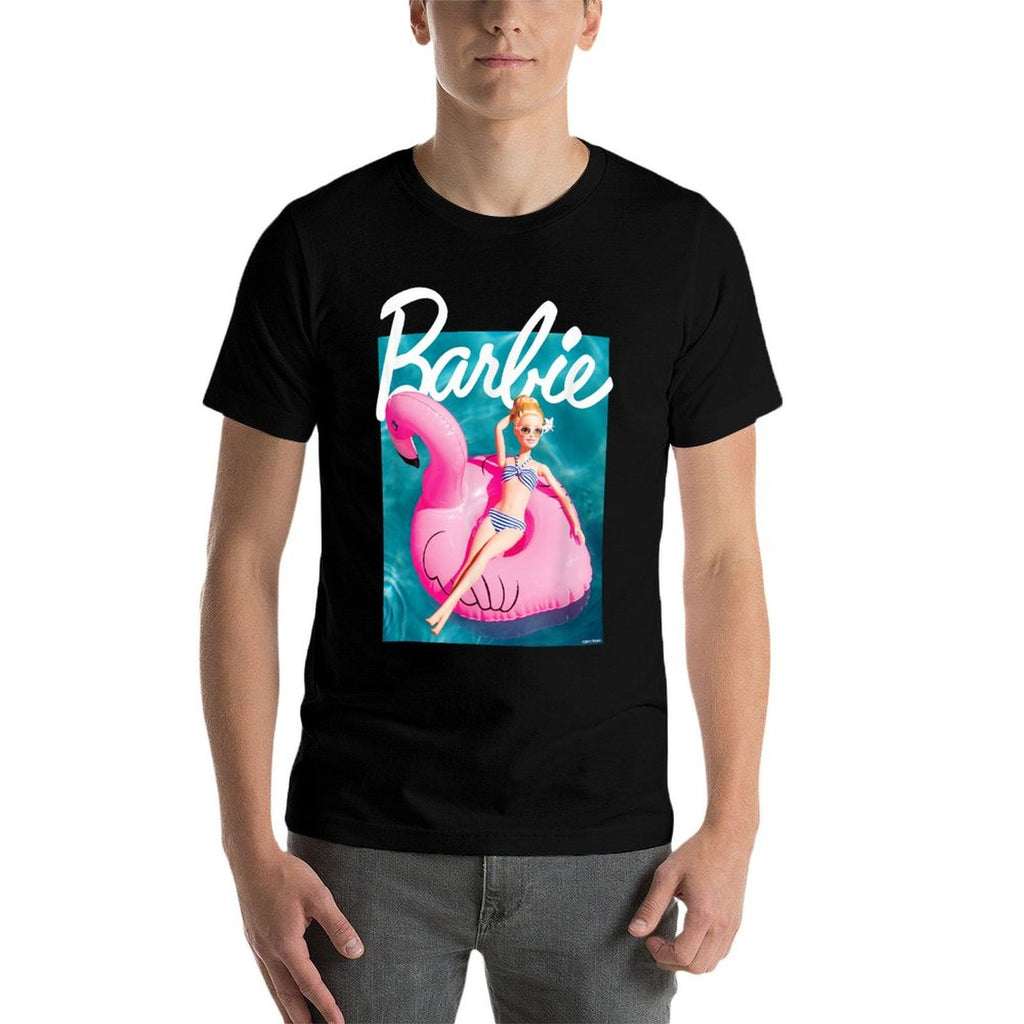 Barbie - Pool Flamingo  Polyester Blend T-Shirt