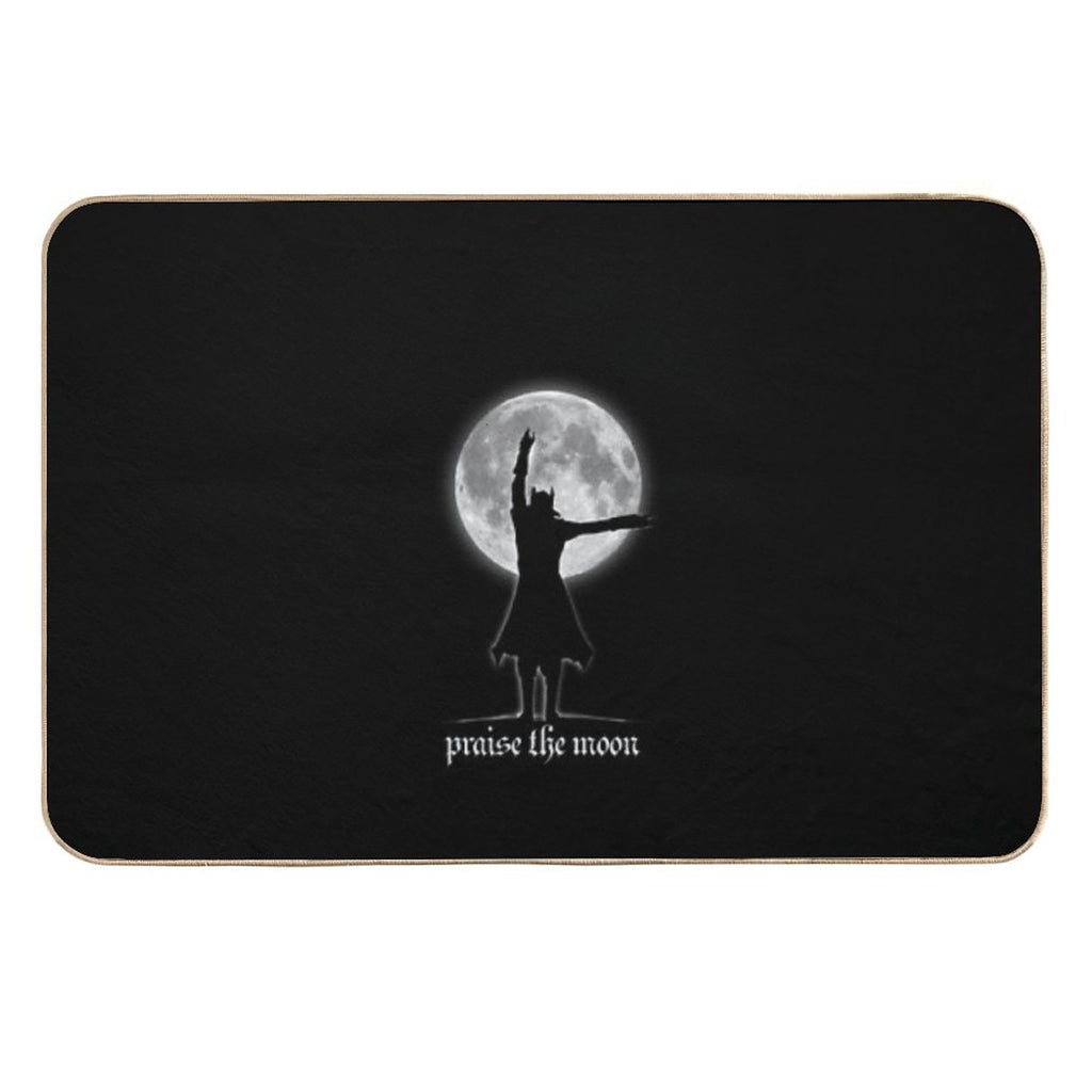 Praise The Moon  Non-Slip Bath Mat