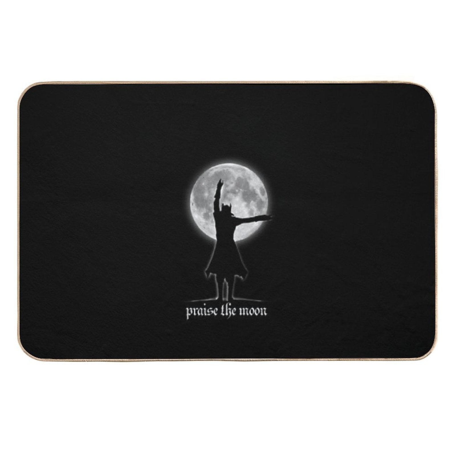 Praise The Moon  Non-Slip Bath Mat