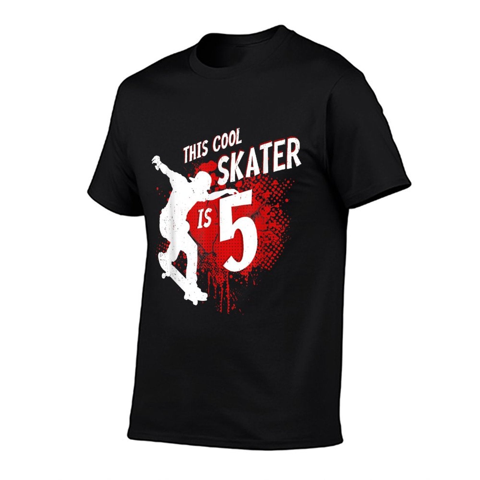 Kids 5th Birthday Skateboard - This Cool Skater 5 Year Old  Quick-drying T-Shirt