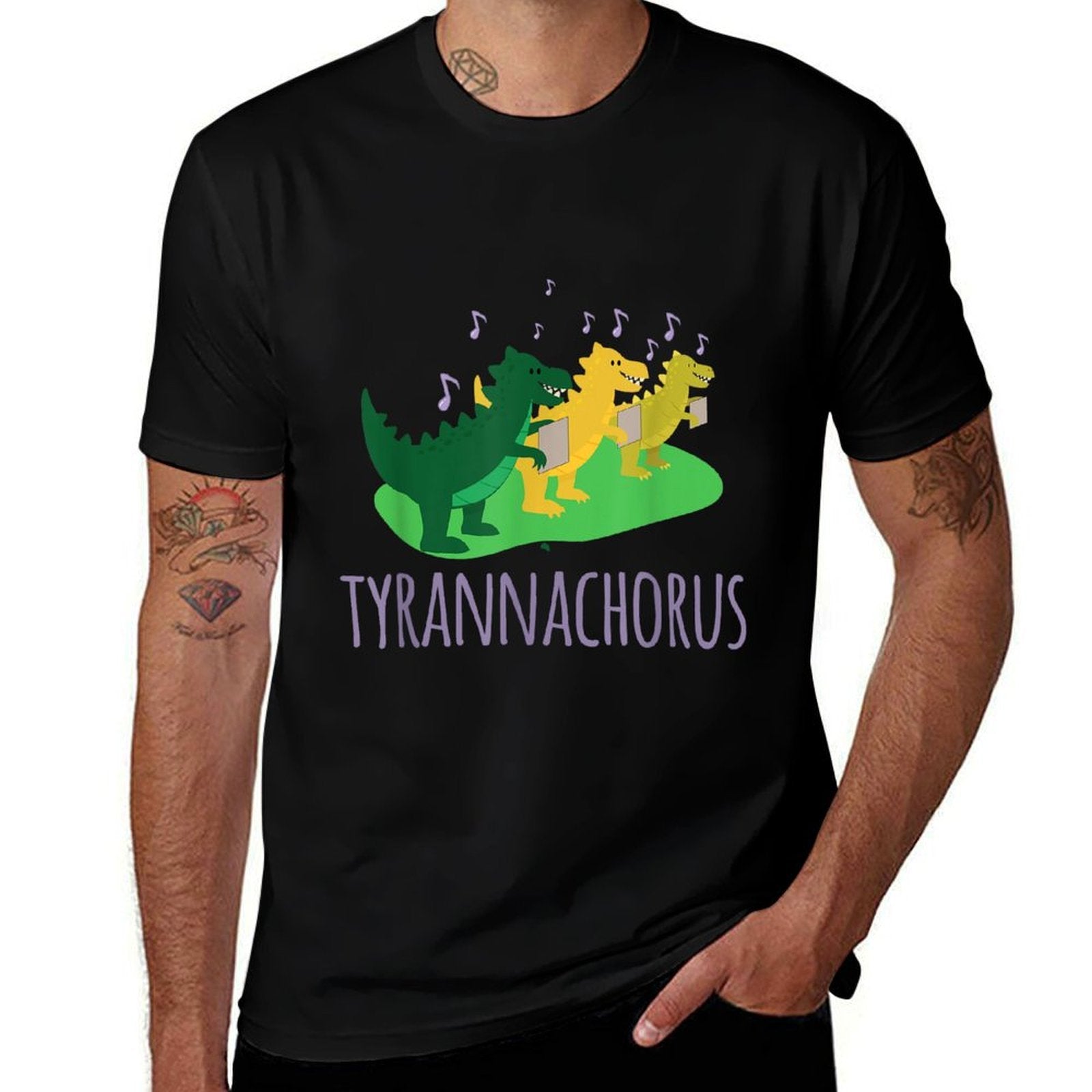 Dinosaur Chorus Choir Singing Music Singer Musician Gift  Odor-resistant T-Shirt
