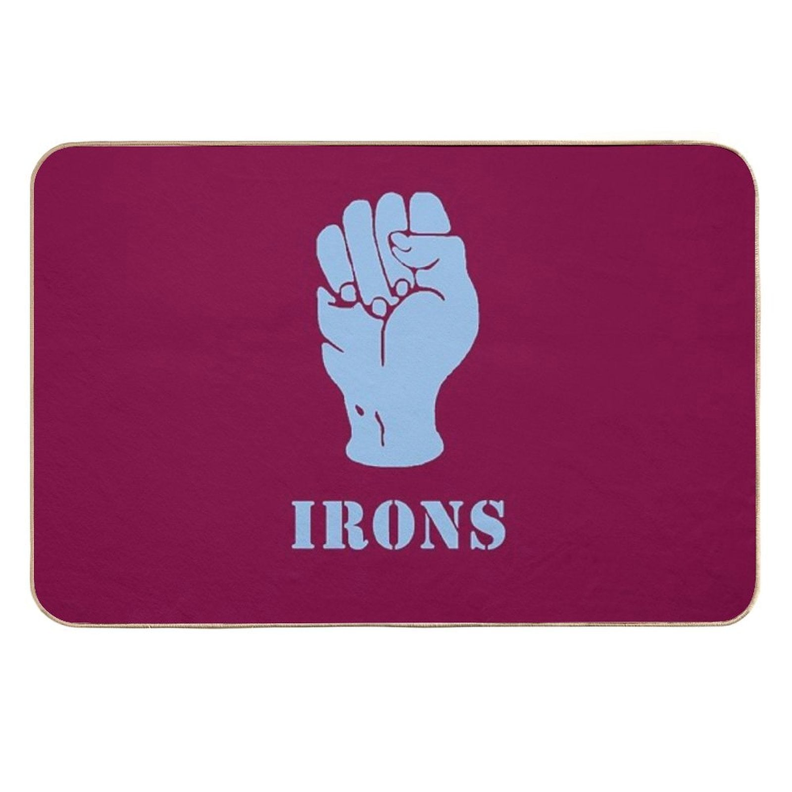 IRONS  Stain-Proof Bath Mat