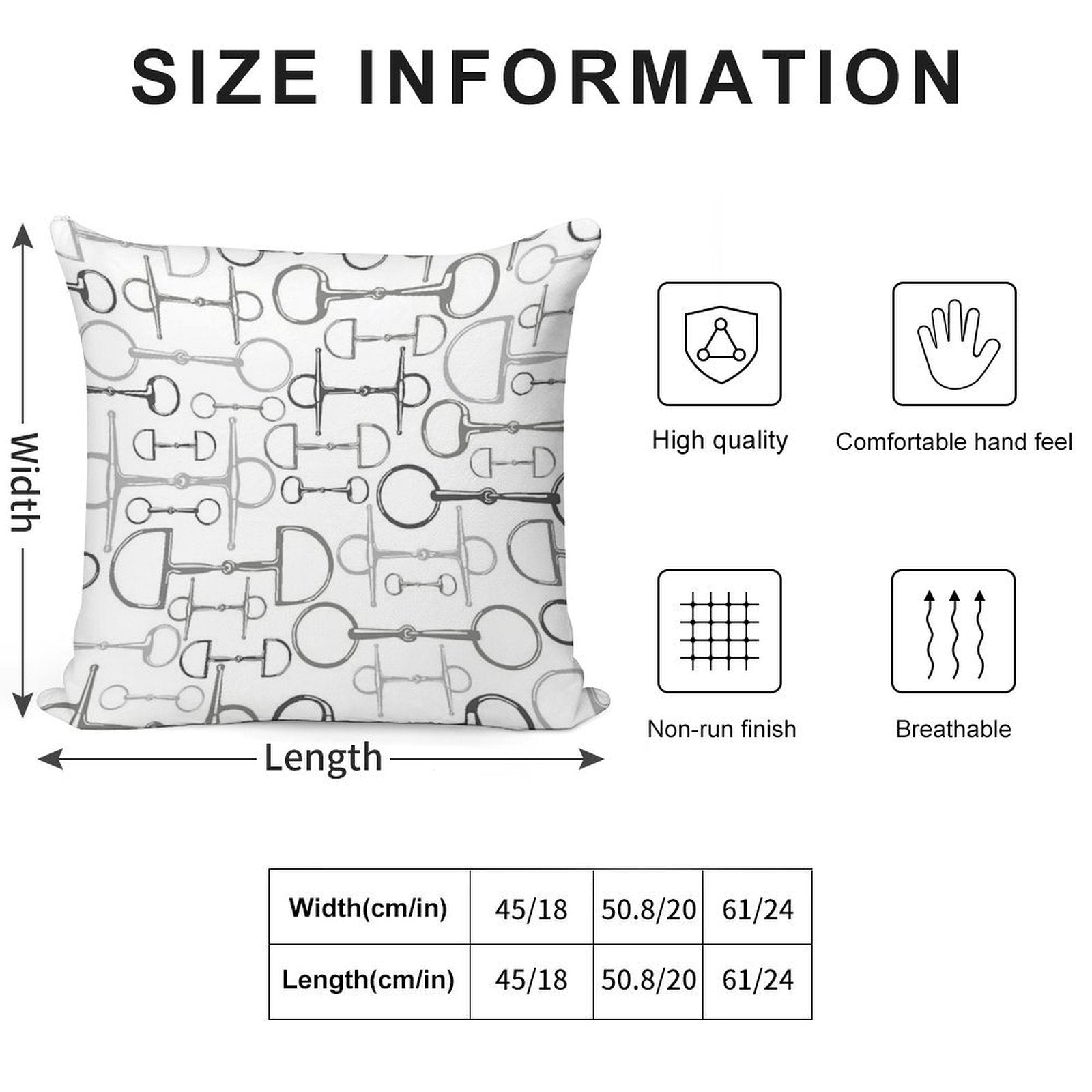 Snaffles Multi Gray Soft Short Plush Fabric Throw Pillow