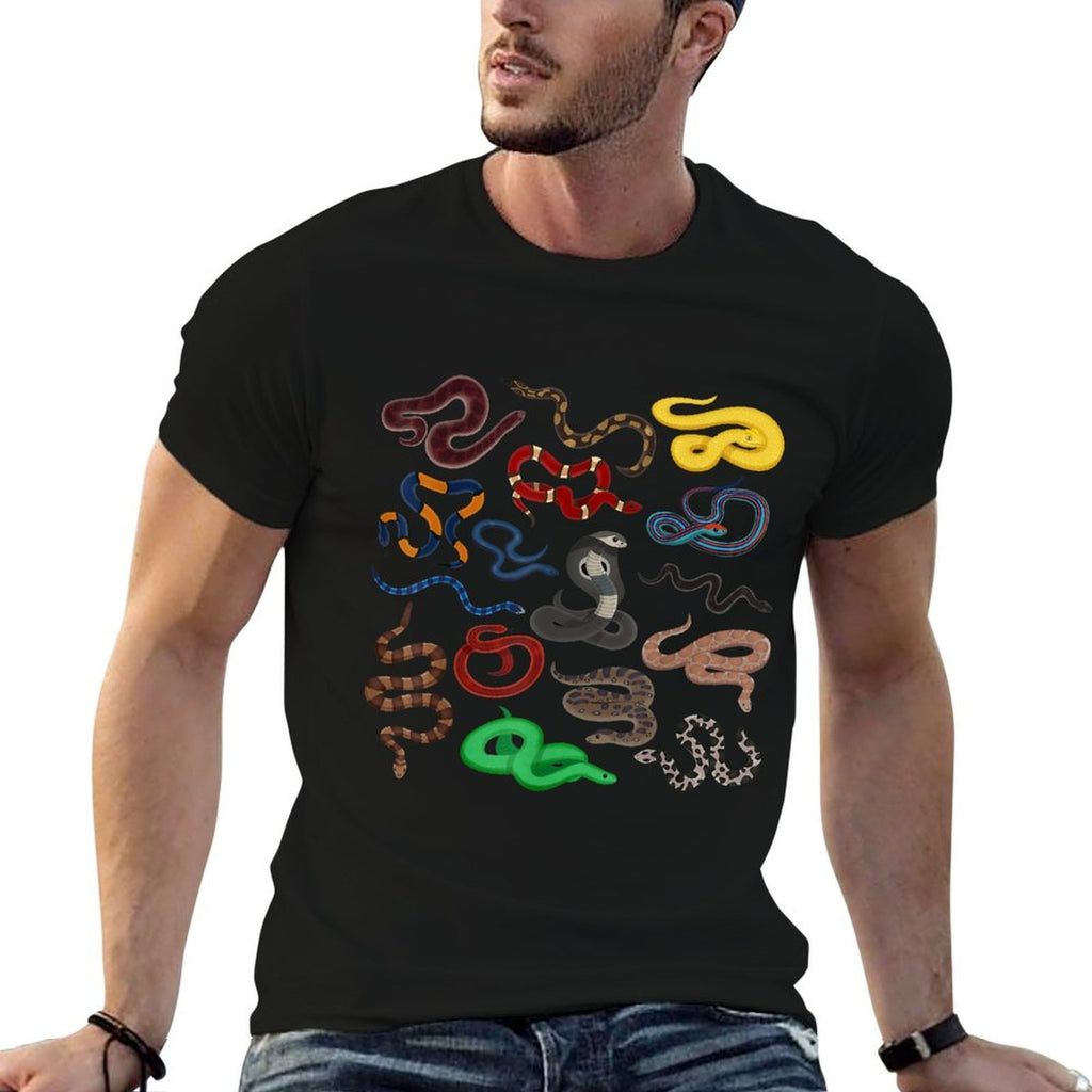 Snake Lover Poison Serpent Venomous Reptile Animal Lover  Graphic-printed T-Shirt