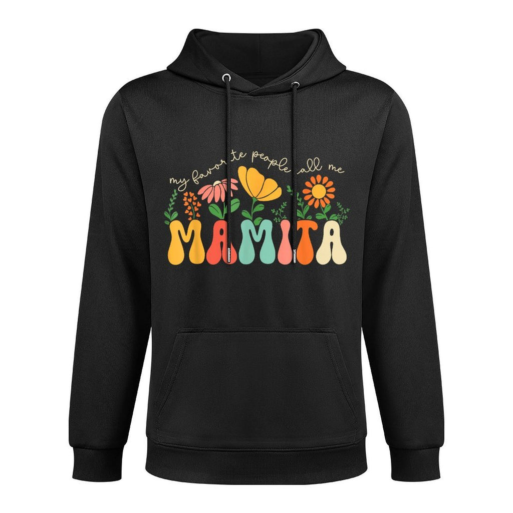 My Favorite People Call Me Mamita Mothers Day Floral Mom Customizable Surface Hoodie