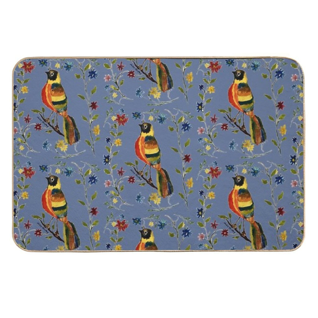 Tropical Bird  Odorless Bath Mat