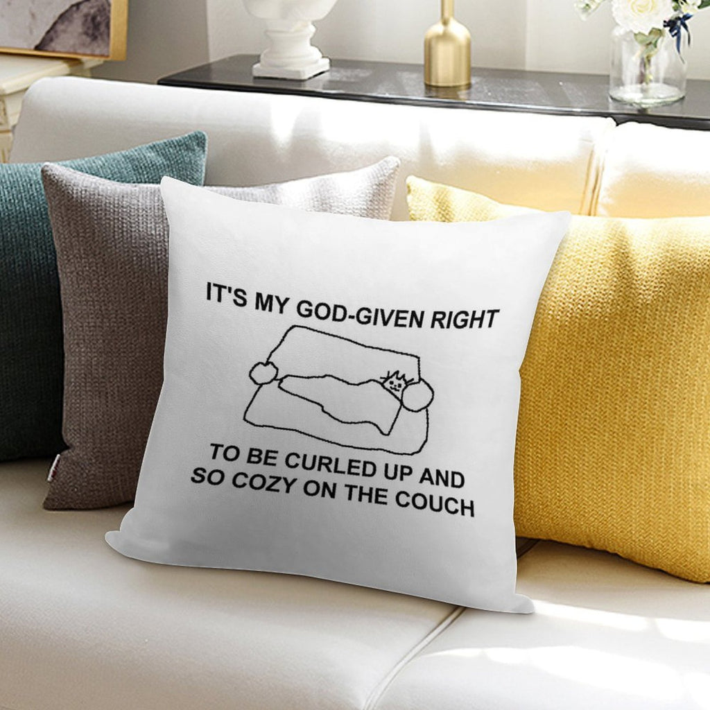 Cozy on The Couch Soft Style Accent Throw Pillow