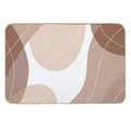 Aesthetic Abstract Brown Spots  Toxin-Free Bath Mat