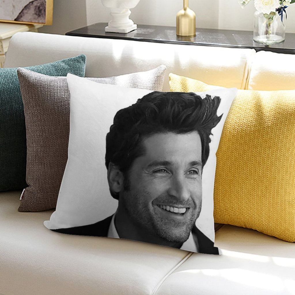 Patrick Dempsey Soft Multiple Sizes Throw Pillow