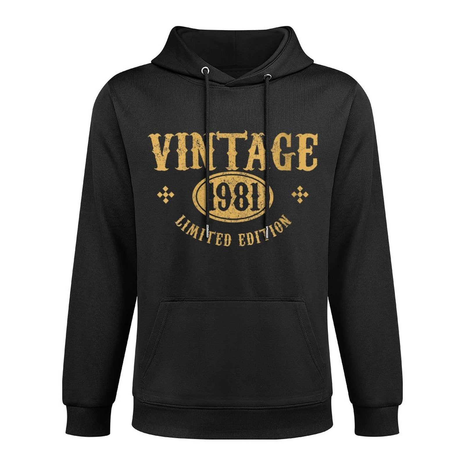 Womens 40th Birthday Gift Funny Vintage 1981 Limited Edition Easy Care Hoodie