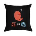 KEKE IS SLEEP Soft High-Density Material Throw Pillow