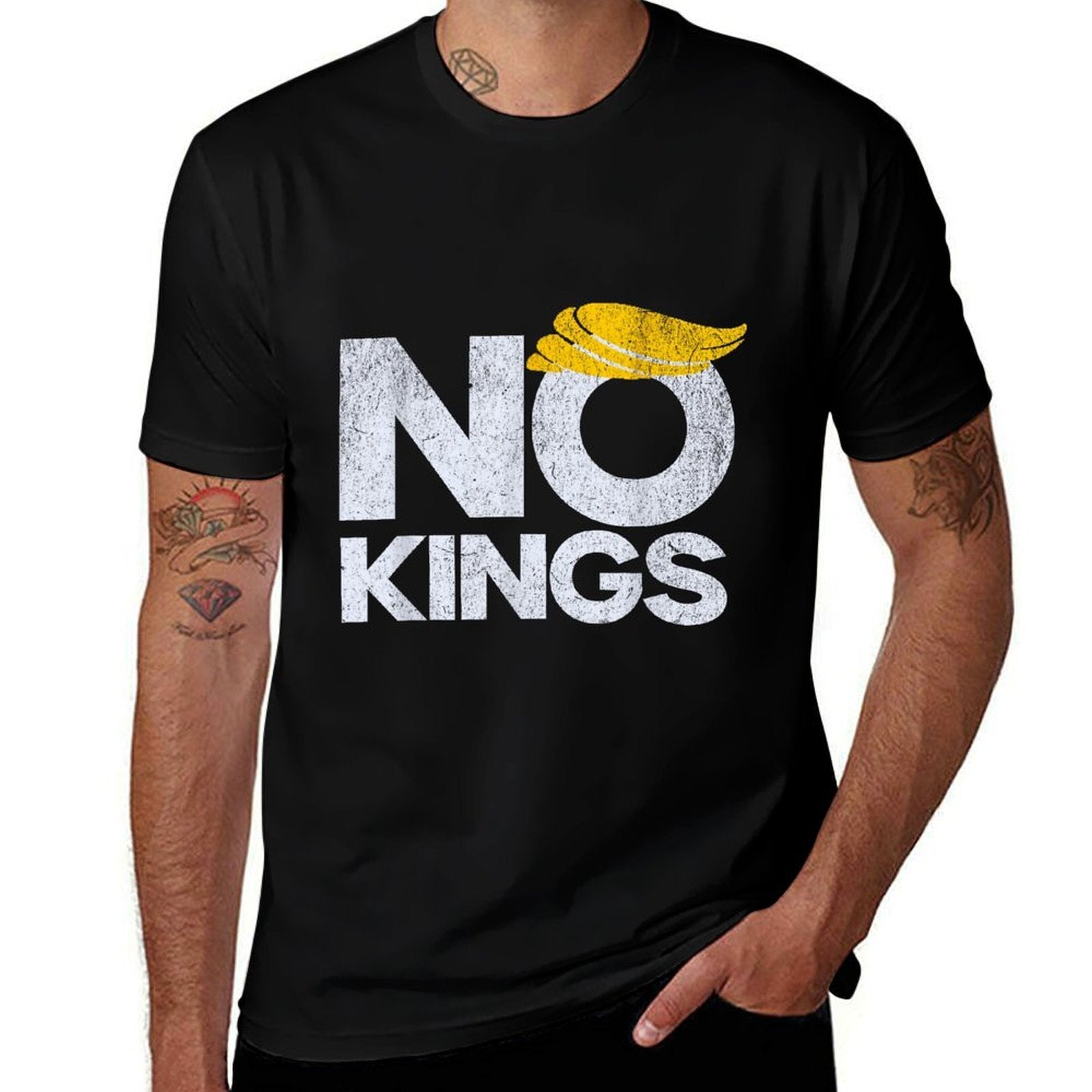 No Kings Day  High-quality Stitching T-Shirt