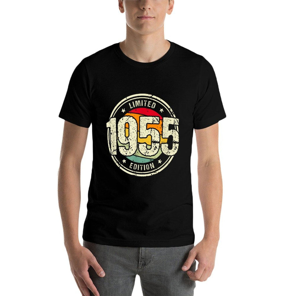 Retro 70 Year Old Vintage 1955 Limited Edition 70th Birthday  Easy-care T-Shirt
