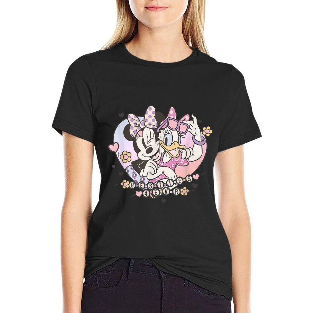 Disney Mickey And Friends Besties 4 Ever Minnie And Daisy  Lightweight T-Shirt