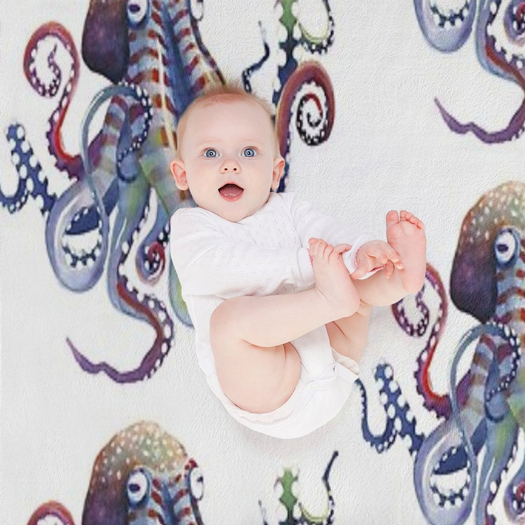 Octopus Anti-pilling Throw Blanket