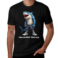 Tralalero Tralala Meme Funny Shark Quote Italian Saying  Eco-friendly Material T-Shirt