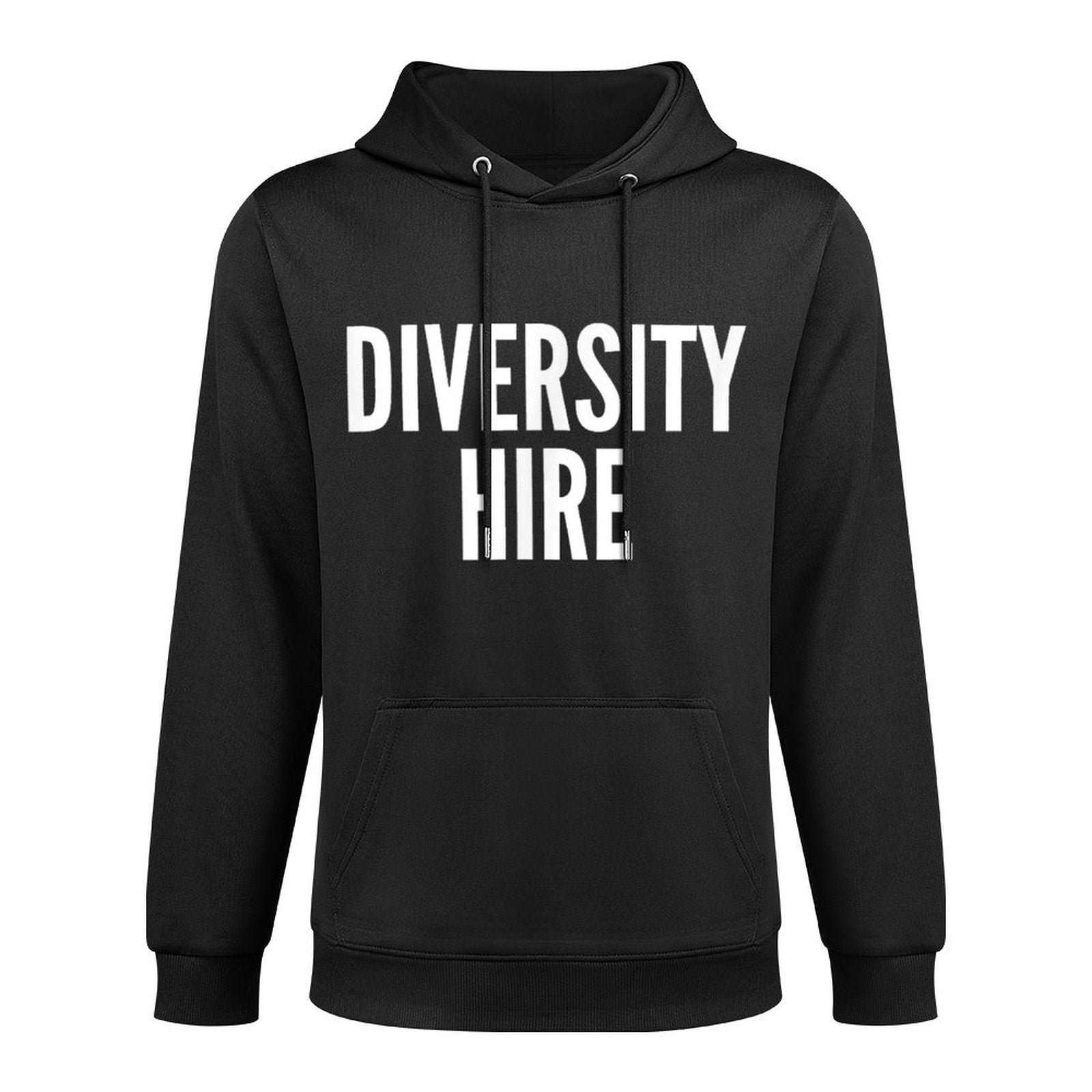 Funny Diversity Hire DEI Political Meme Design Colorfast Hoodie