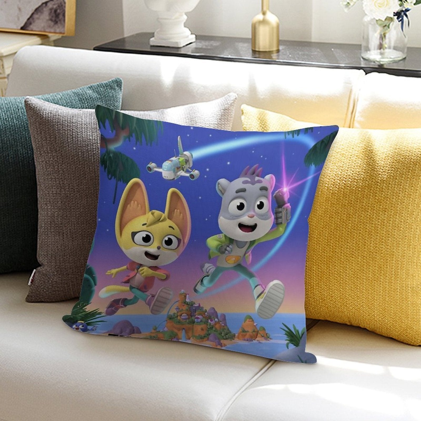 The Creature Cases Soft High-Density Material Throw Pillow