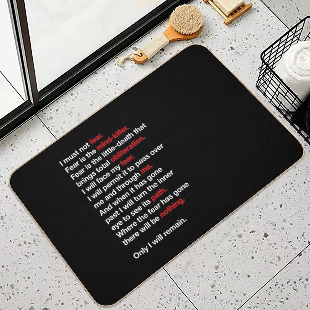 DUNE - Litany Against Fear  Versatile Bath Mat