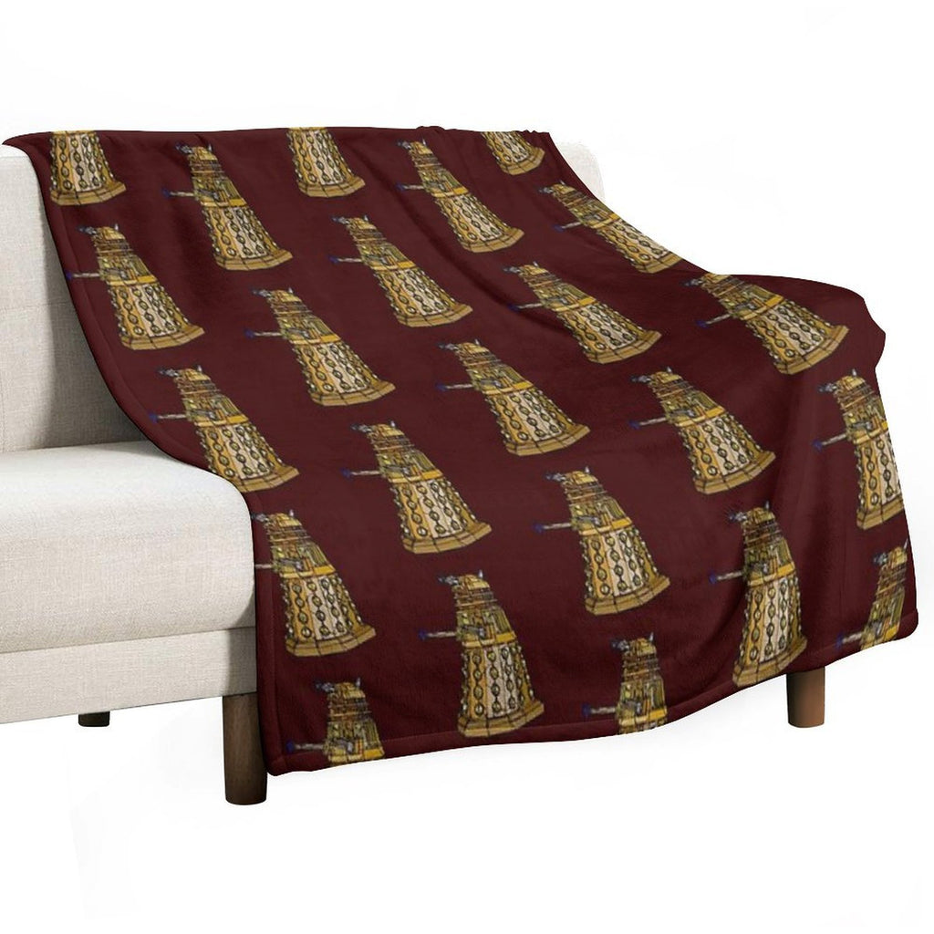 Exterminate - Mosaic of A Dalek-  Fan Art Anti-pilling Throw Blanket