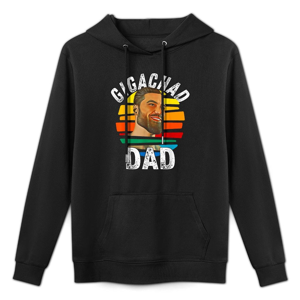 Gigachad Dad Meme Giga Chad Alpha Male Sigma Male Memes Layering Staple Hoodie