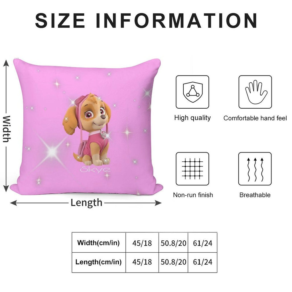 Paw Patrol Skye Pink Design Soft Gift Ready Throw Pillow