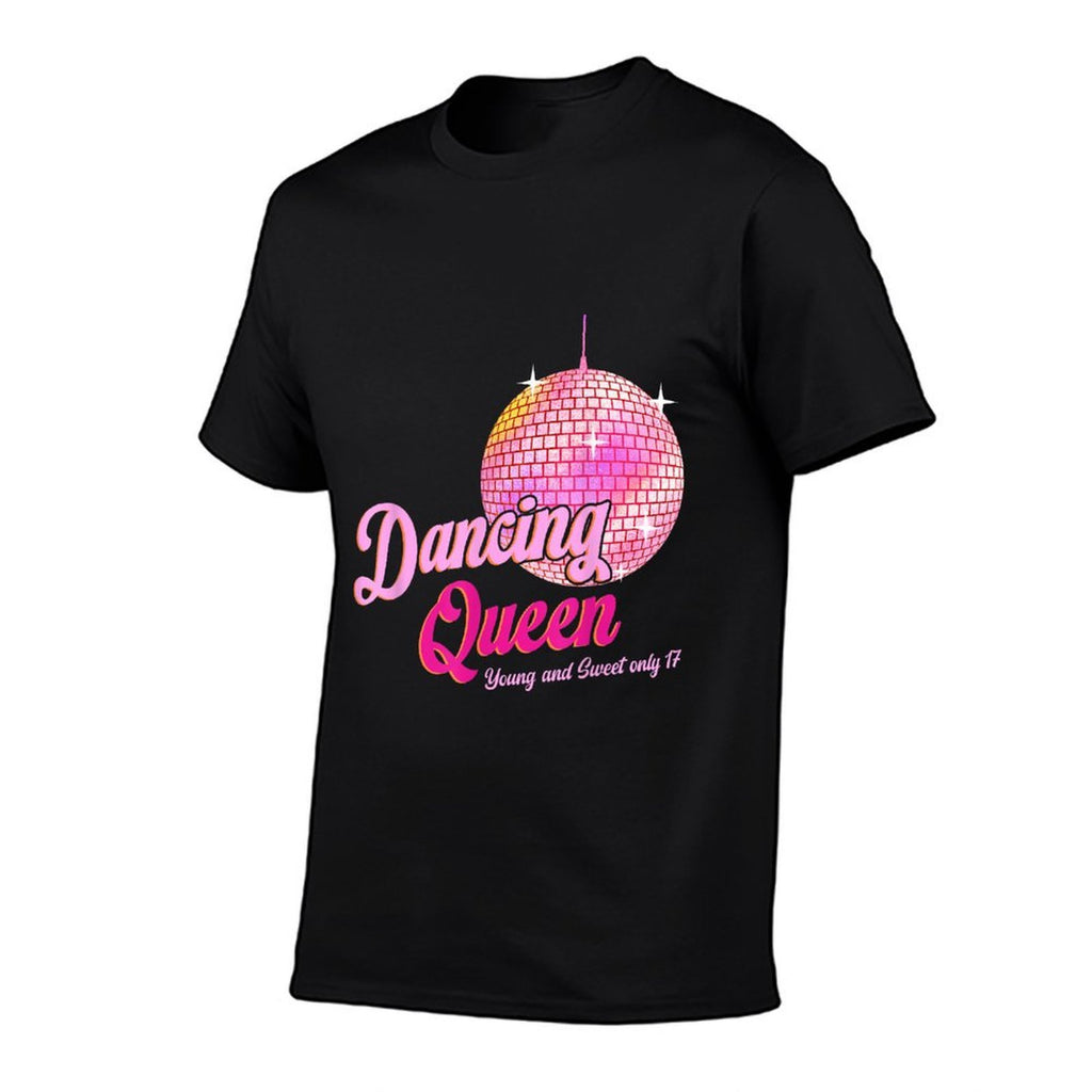 Dancing Queen 17 Birthday Vintage Dancing Disco  Odor-resistant T-Shirt