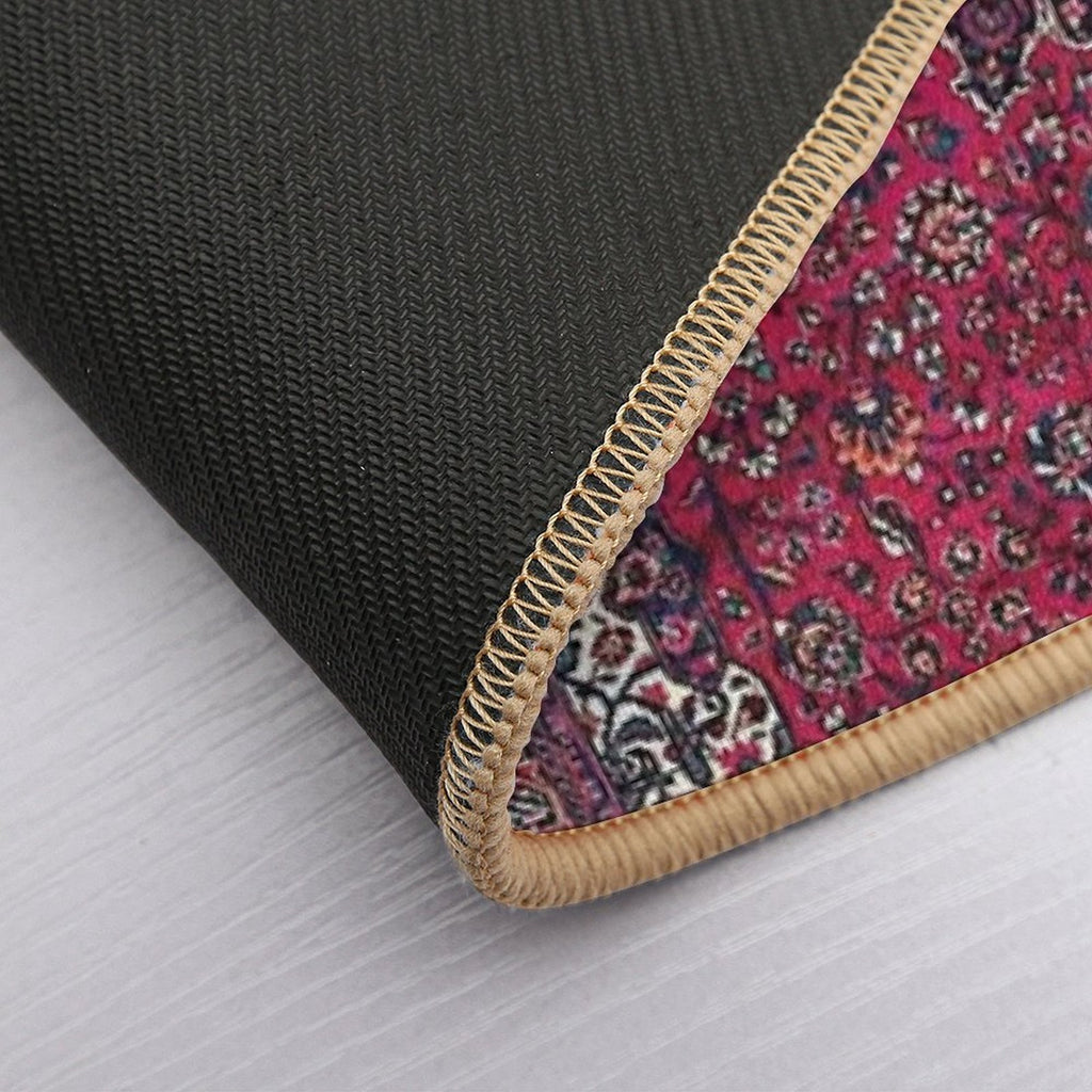 Saber Meshed Persian Carpet Print  Long-Lasting Bath Mat