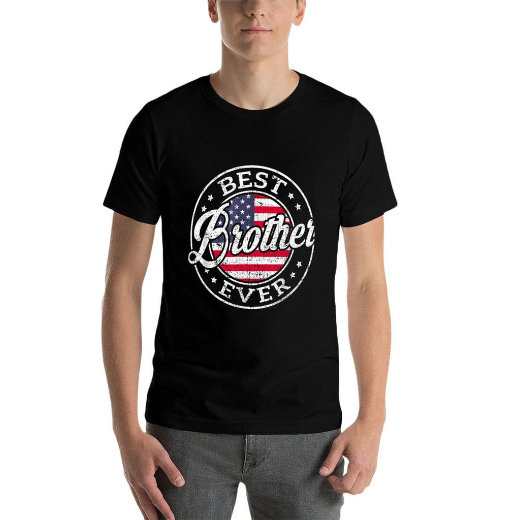 Best Brother Ever USA Family Matching  Tagless Design T-Shirt